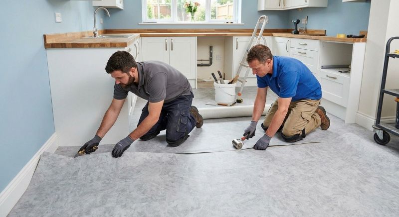 Linoleum Floor Installation in Abington, MA