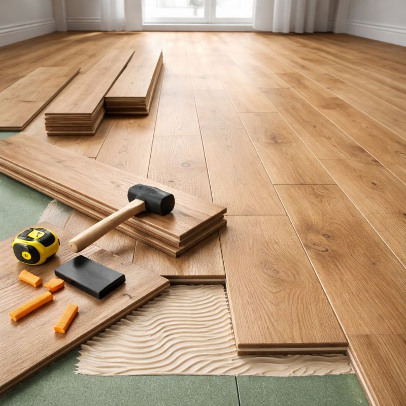 Engineered Wood Installation in Plymouth, MA