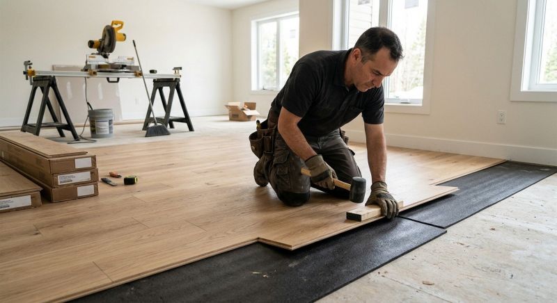 Engineered Wood Installation in Plymouth, MA