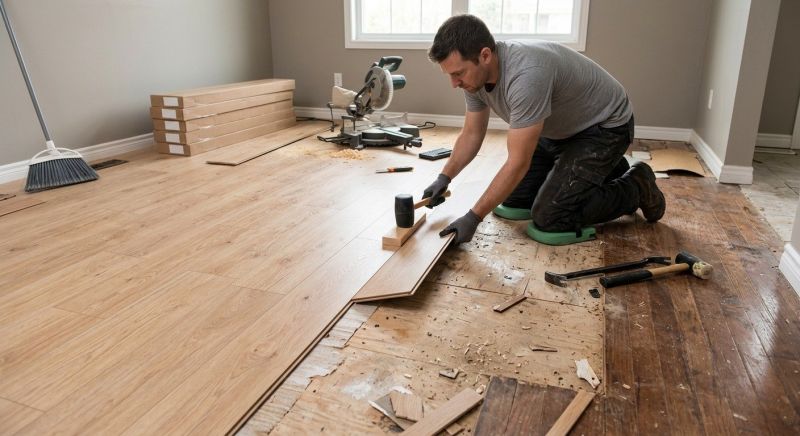 Laminate Floor Installation in Hanson, MA