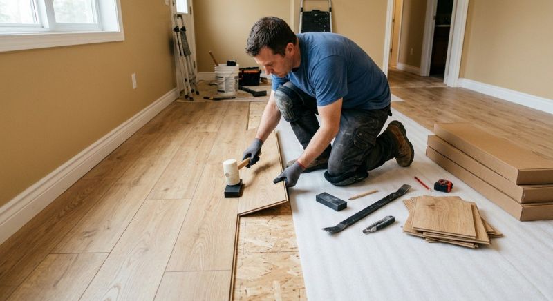 Laminate Floor Installation in Lakeville, MA