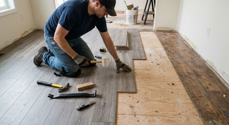 Laminate Floor Replacement in Hanson, MA