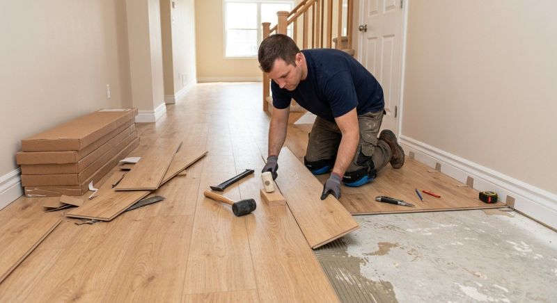 Laminate Floor Replacement in Marshfield, MA
