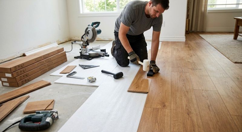 Laminate Floor Replacement in Rochester, MA