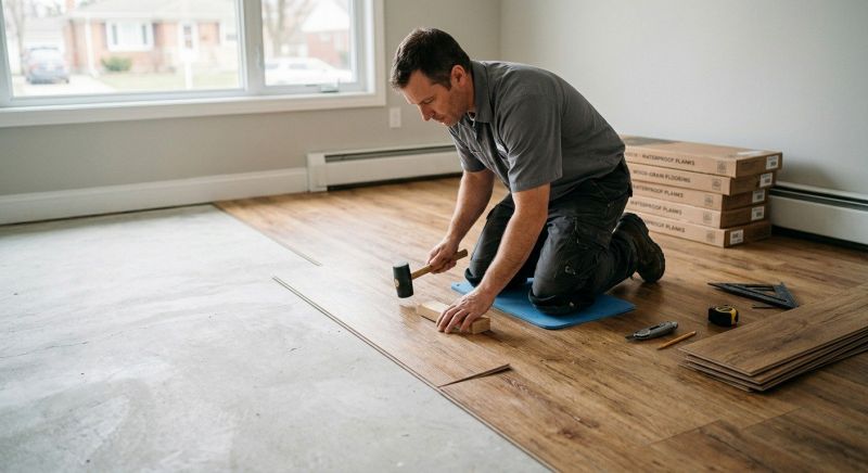 Linoleum Floor Installation in Berkley, MA