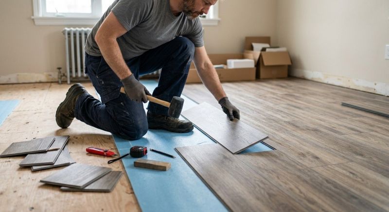 Linoleum Floor Installation in Raynham, MA