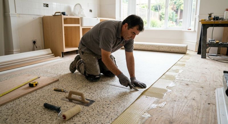 Linoleum Floor Installation in West Wareham, MA