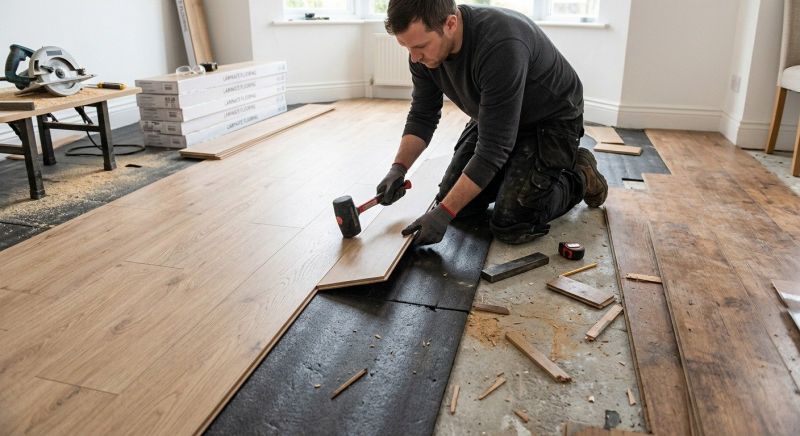 Plank Laminate Installation in Plymouth, MA