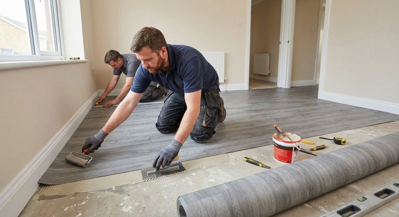 Sheet Linoleum Installation in Wareham, MA