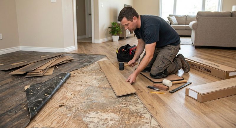 Vinyl Flooring Installation in Hanover, MA