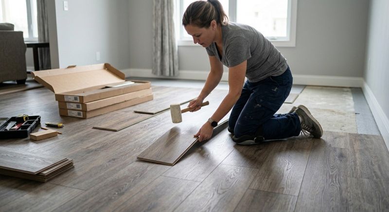 Vinyl Plank Floor Installation in Plymouth, MA