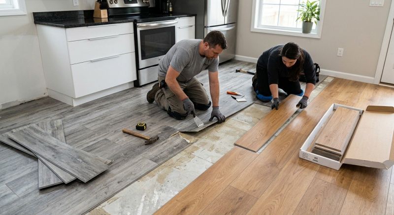 Vinyl Tile Replacement in Plymouth, MA