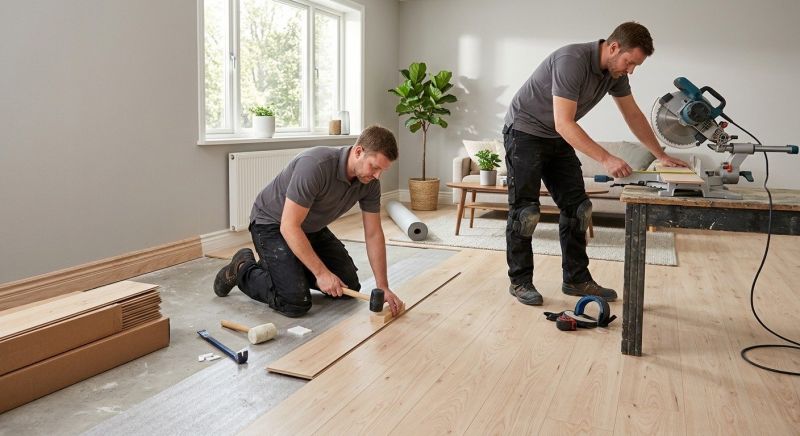 Wood Laminate Installation in Plymouth, MA